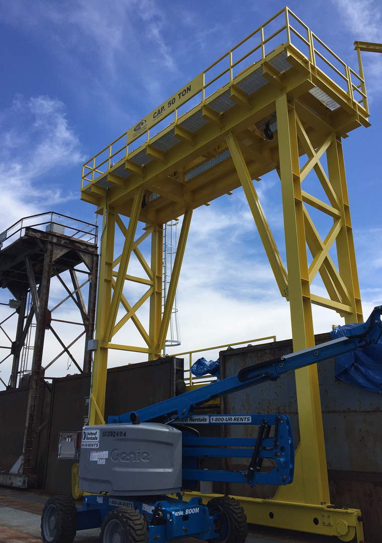 Mass Crane And Hoist Holyoke Gas Electric Replaces 50 Ton Gantry 