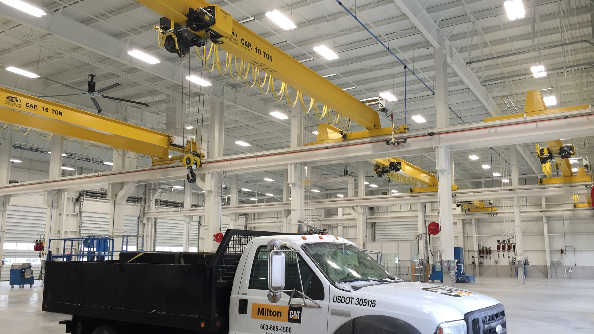 Mass Crane and Hoist Milton CAT selects Mass Crane for its new