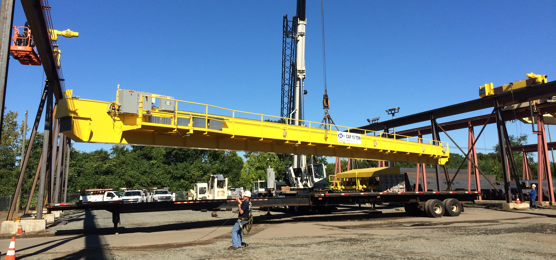 Mass Crane and Hoist Major New England steel service center chooses
